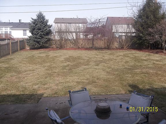 Huge fenced backyard