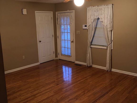Living room and front entry 