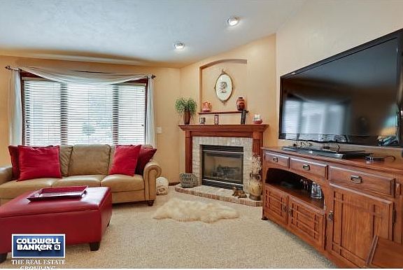 Display area over fireplace