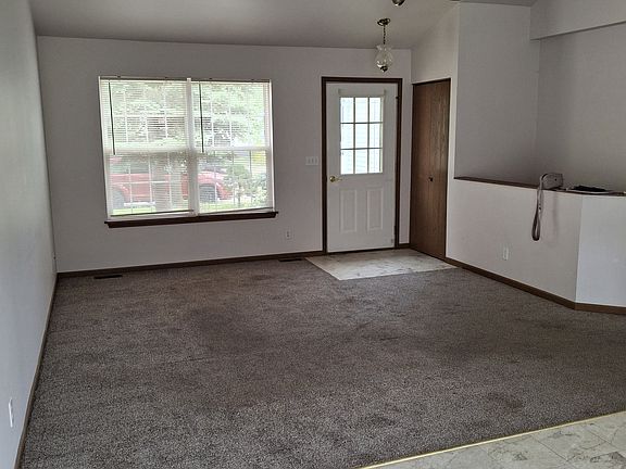 Front entrance/open living area