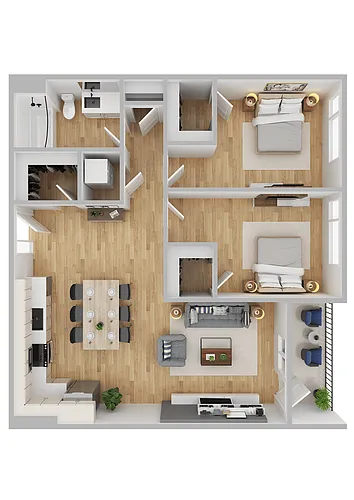 Floor plan 2X1