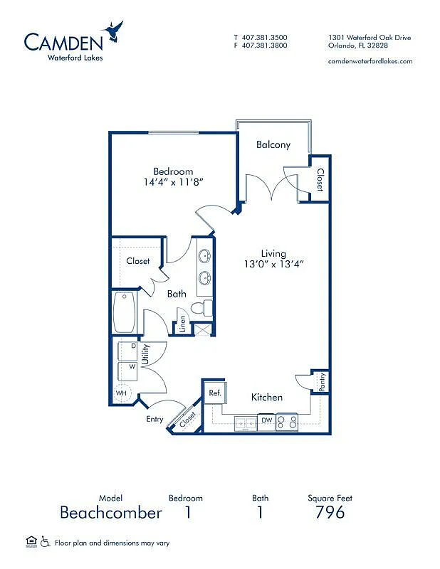 Floor plan Beachcomber