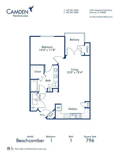 Floor plan Beachcomber