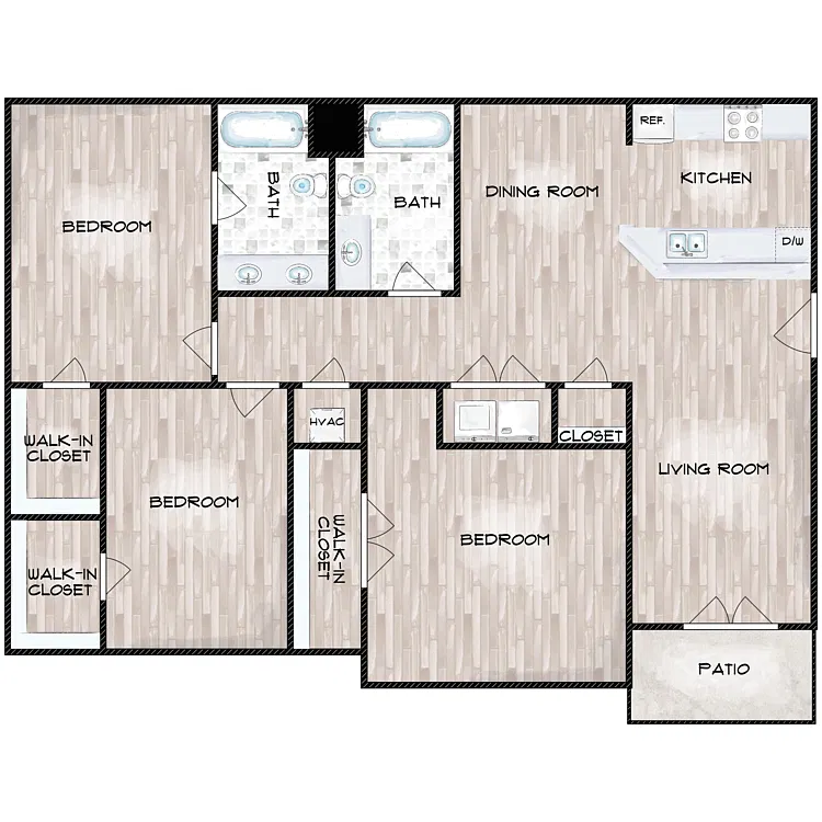 Floor plan 3C