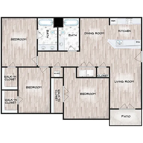 Floor plan 3C