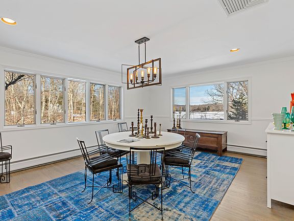 Lake view from the dining room