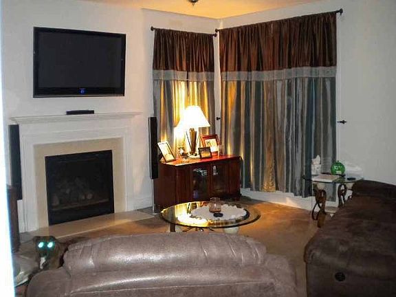 Fireplace in family room