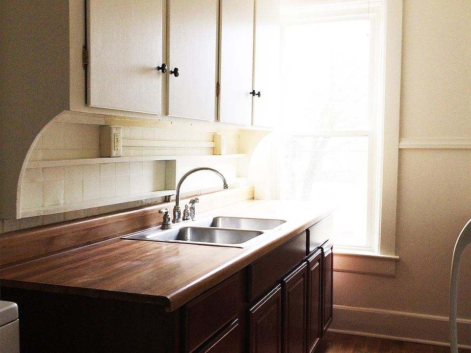 Sun filled kitchen.