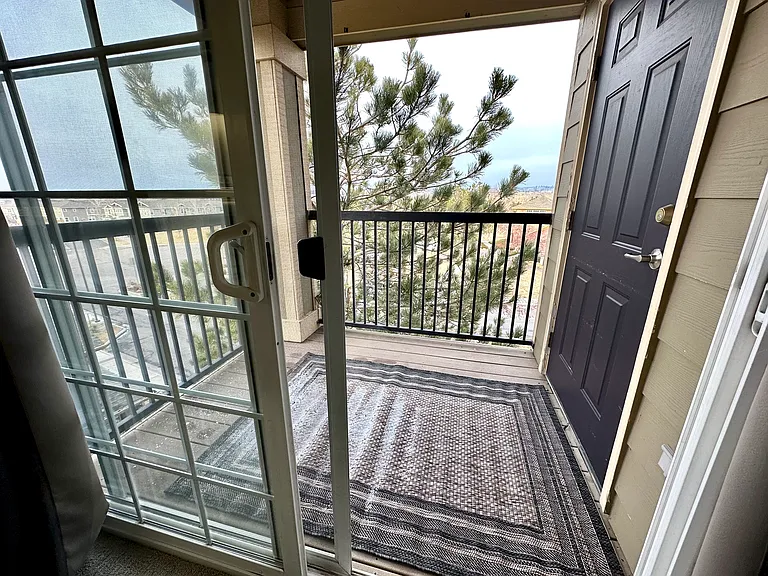 Balcony in master bedroom