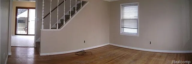 Open staircase to second level