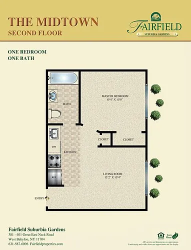 Floor plan The Midtown - Second Floor