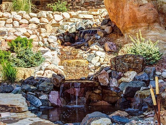 70 feet of waterfalls and 3 ponds!