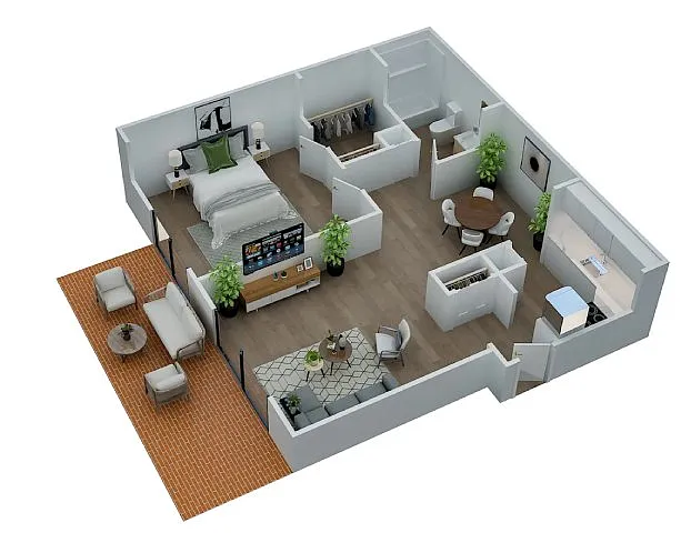Floor plan Huron