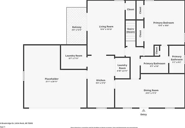 3 bed, 2.0 bath, 1842 sqft, $1,845 — Photo 3
