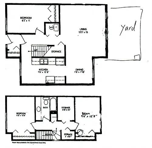 Floor plan 3 Bed 1 Bath A