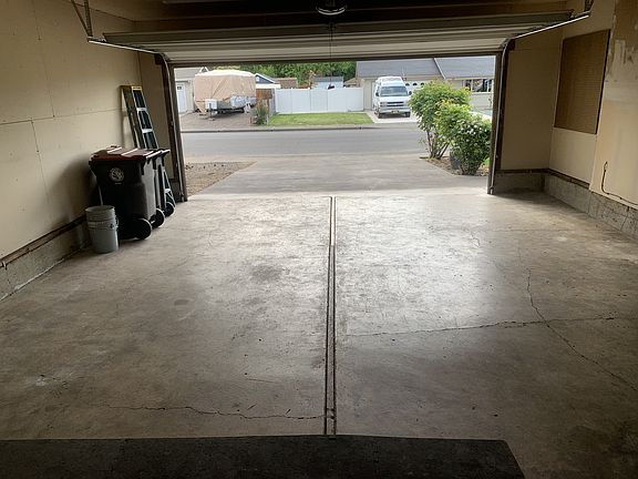 Garage with workbench