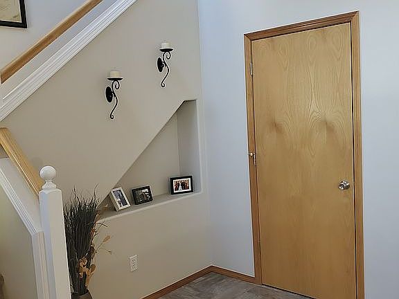 Tiled entryway 