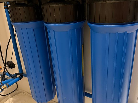Premium water filter system with 3 different filters