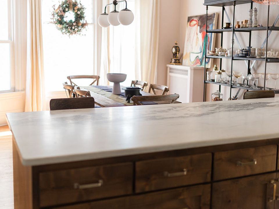 Dining Area with upscale finishes