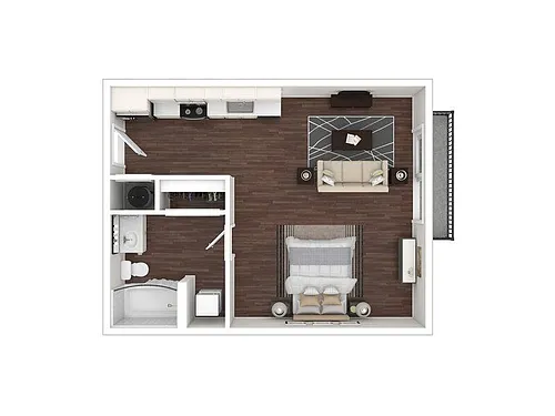 Floor plan Studio