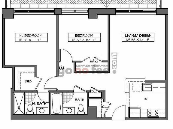 2nd image of 444 Manhattan Ave APT 1P