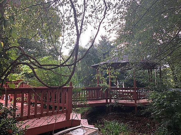 Back deck on main house 
