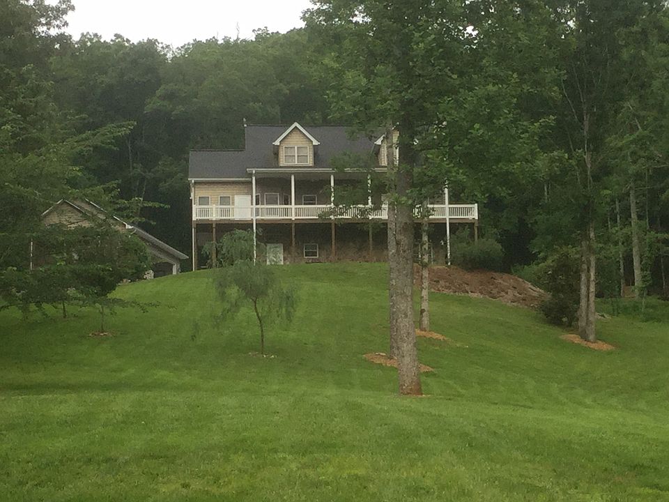 View from bottom of driveway