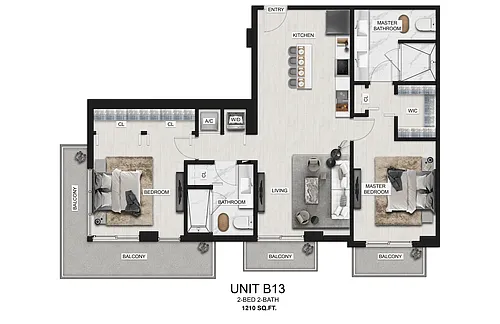 Floor plan B13