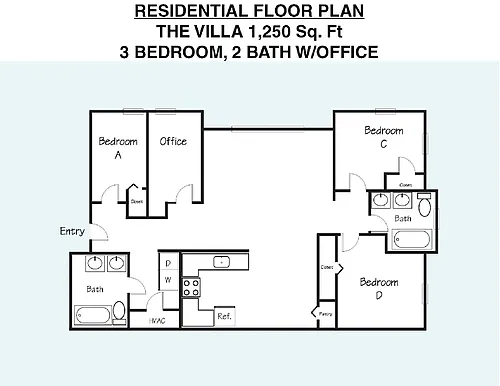 Floor plan The Villa
