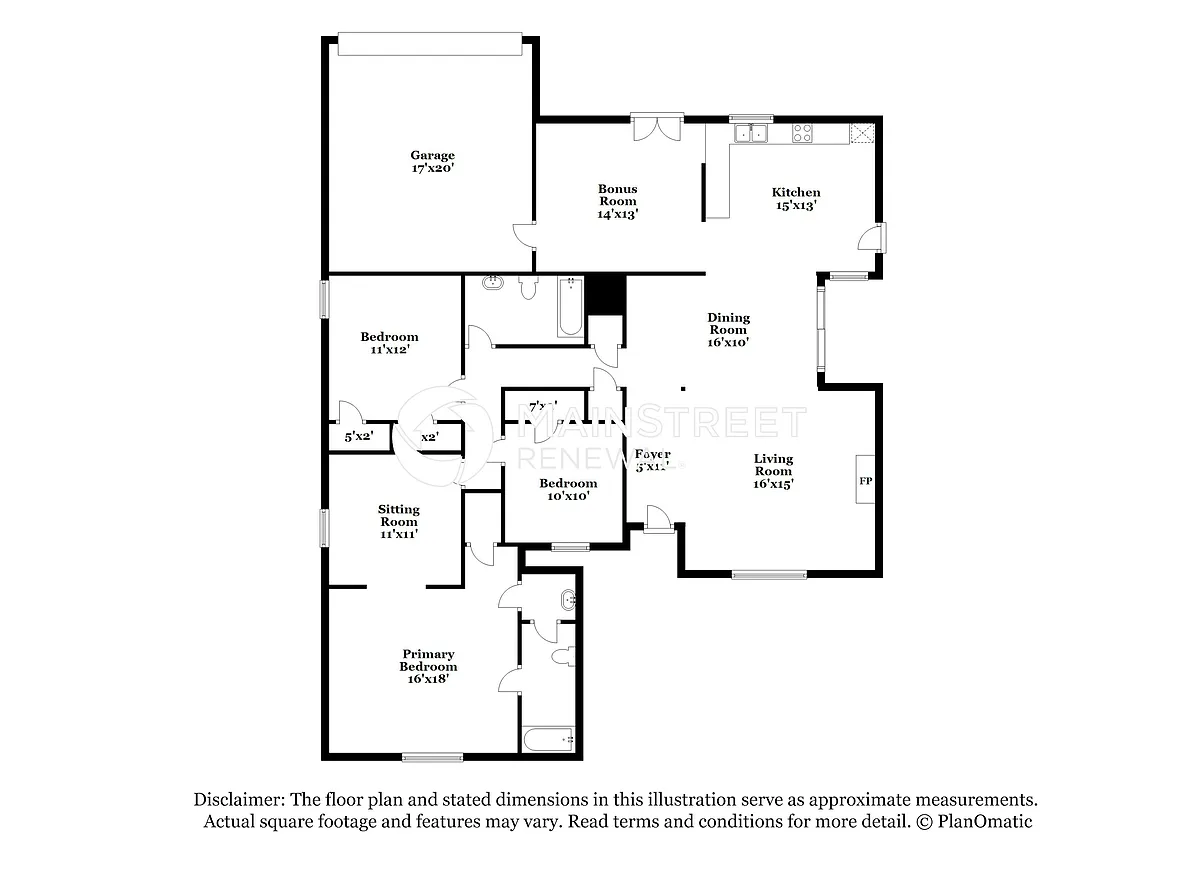 Floor Plan - 2709 Meadow Isle Ln