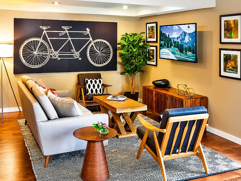 Resident Lounge Media Area