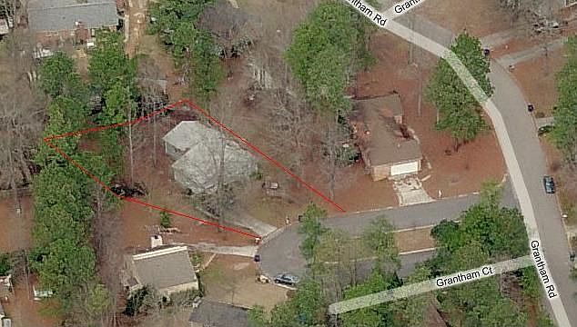 House from Space, with property line