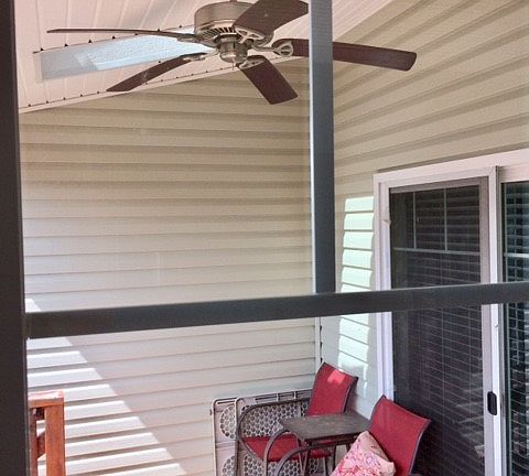 Covered Rear Patio