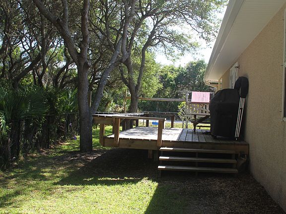 Back yard & deck