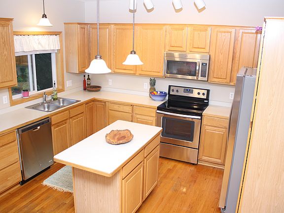 Spacious kitchen.