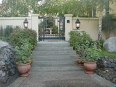 Private courtyard entrance