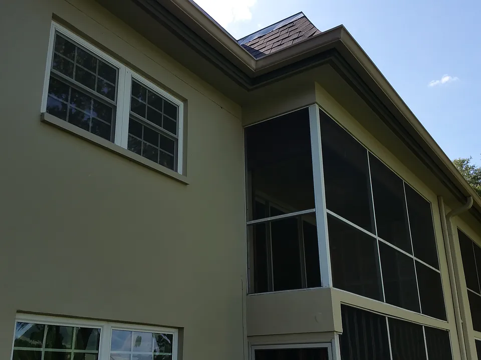 Rear Screened Patio