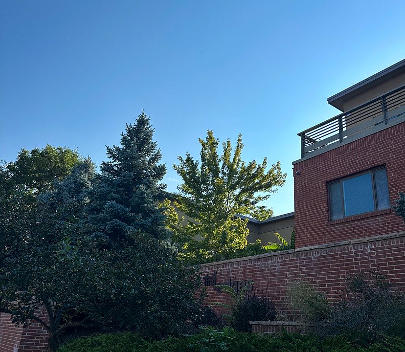 Front of apartment building