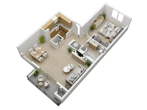 Floor plan Gondola