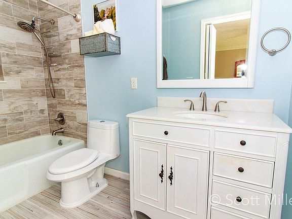 Updated bathroom in bedroom suite