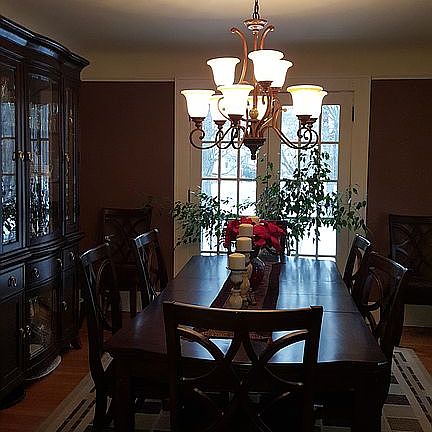 Dining Room w/ cove ceilings