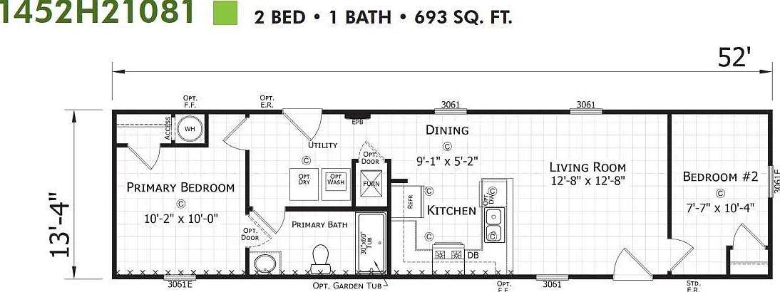 2 bed, $1,335 — Photo 2