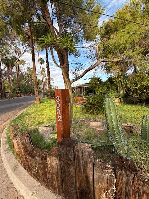 Peace Pole in front yard