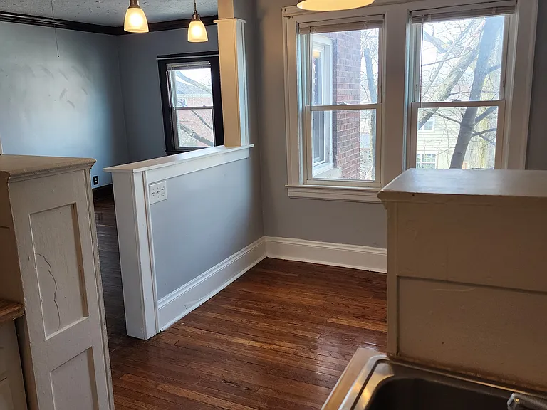 Kitchen to living room view