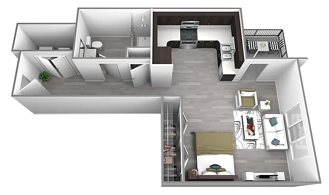 Floor plan River