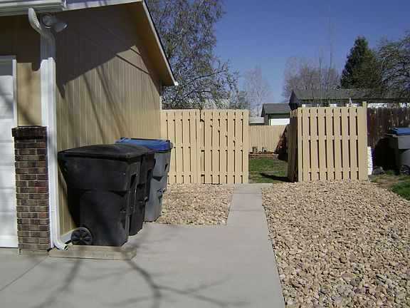 Southside Entrance to Fenced Backyard