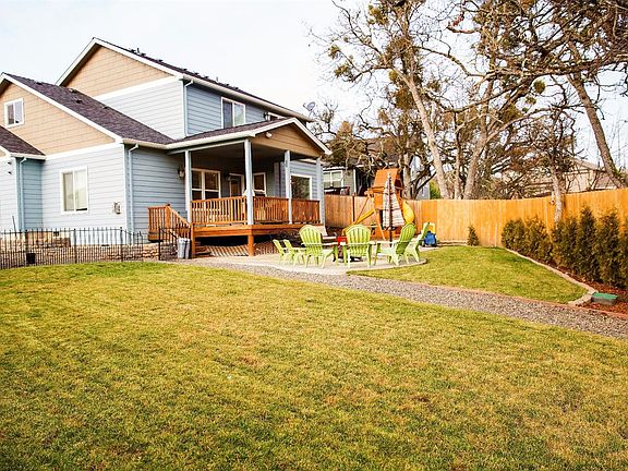 Large flat backyard!