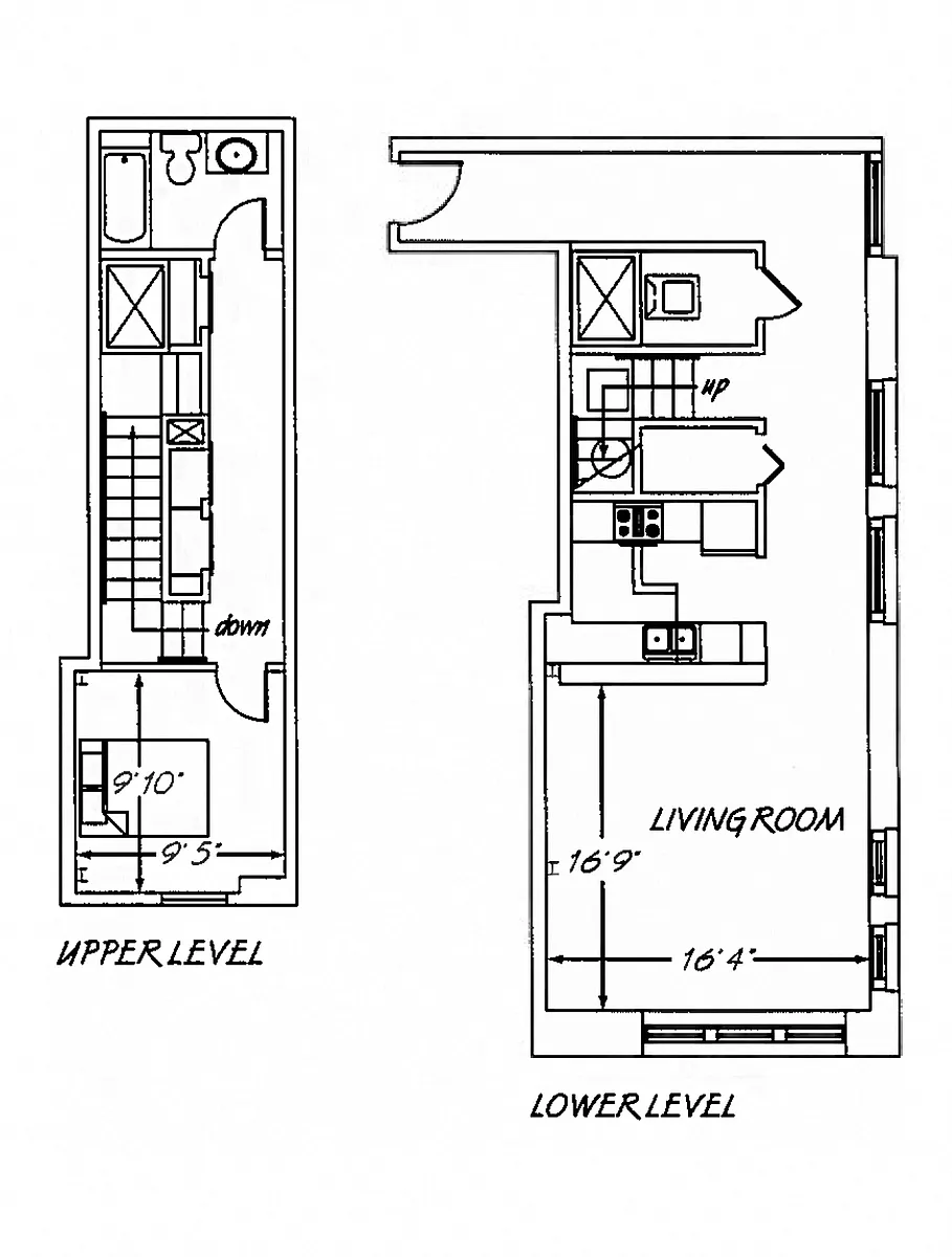 Floor plan 1 Bedroom FP B14