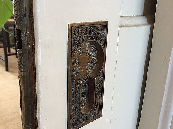 Pocket door detail