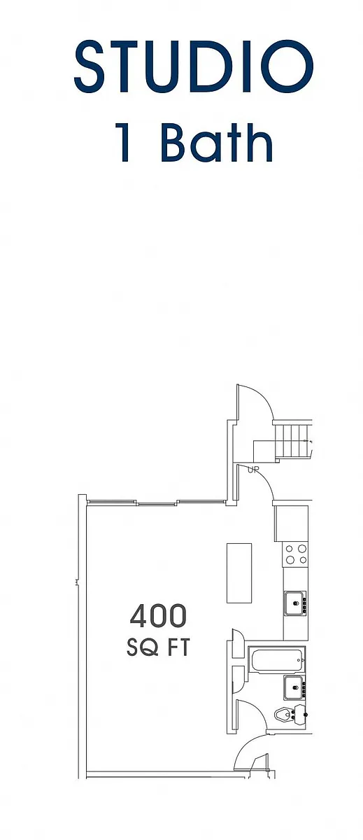 Floor plan Studio